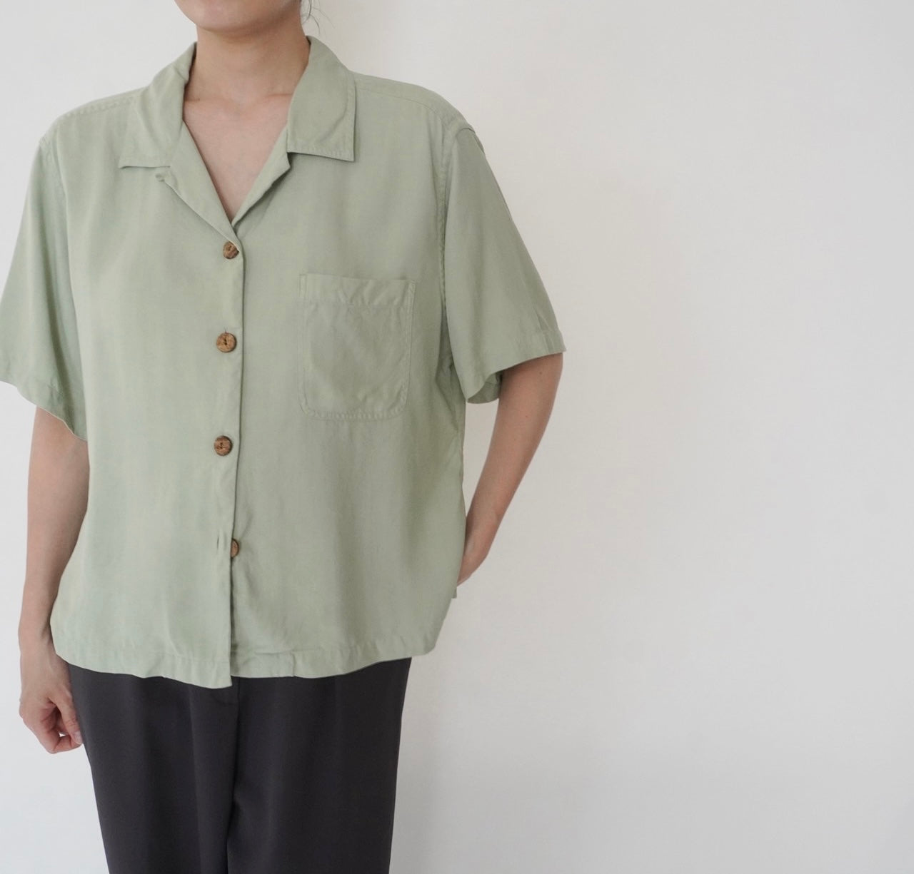 90s Silk Shirt