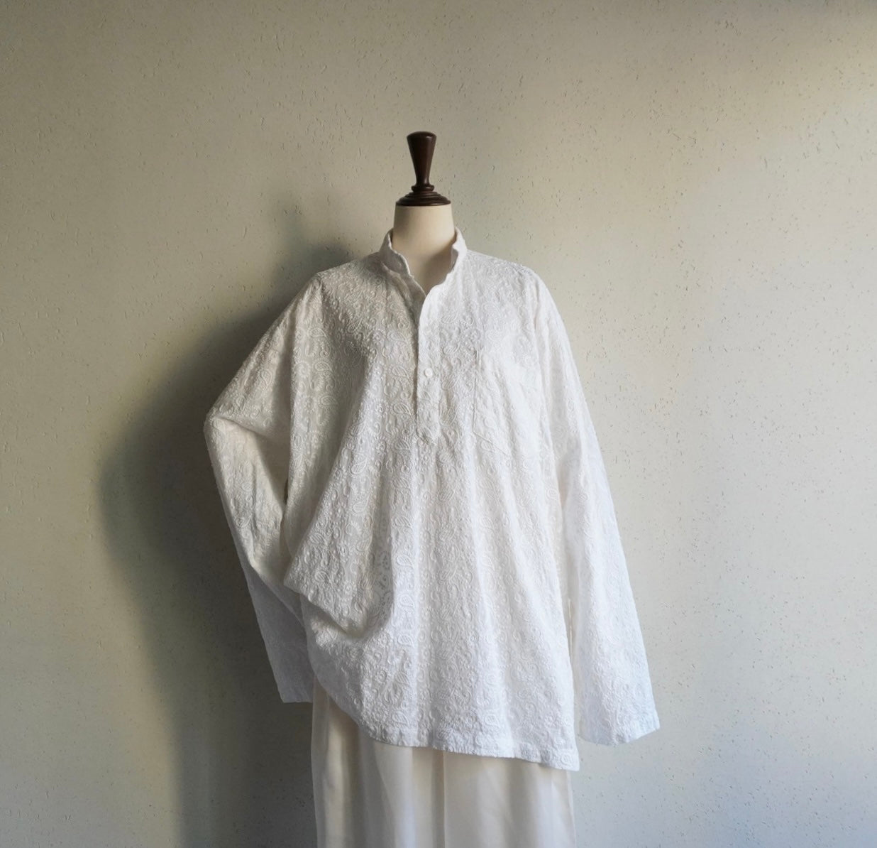 80s Cotton Embroidery Tunic