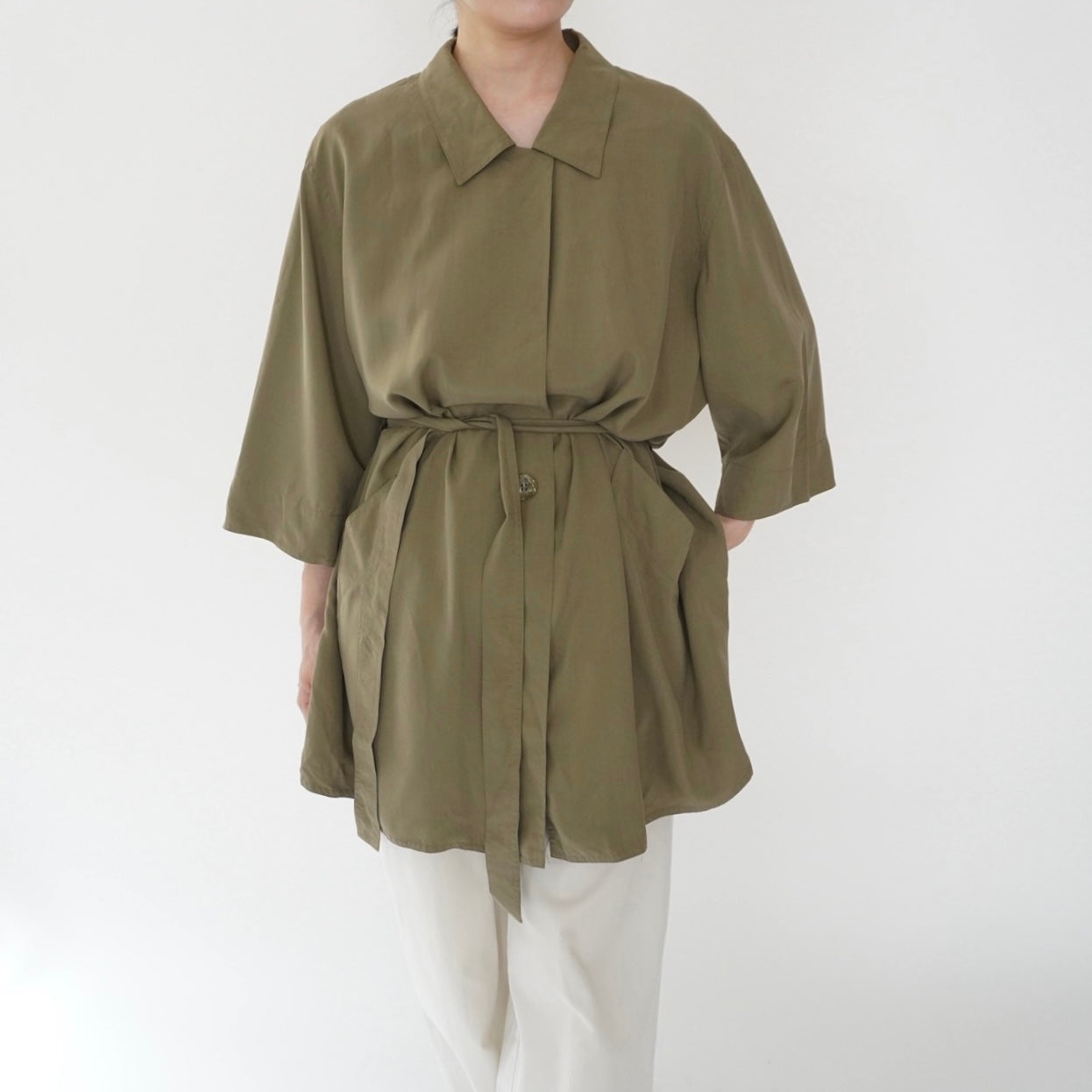 80s Silk Light Jacket Made in Italy