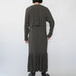 80s Design Rayon Pattern Dress Made in USA