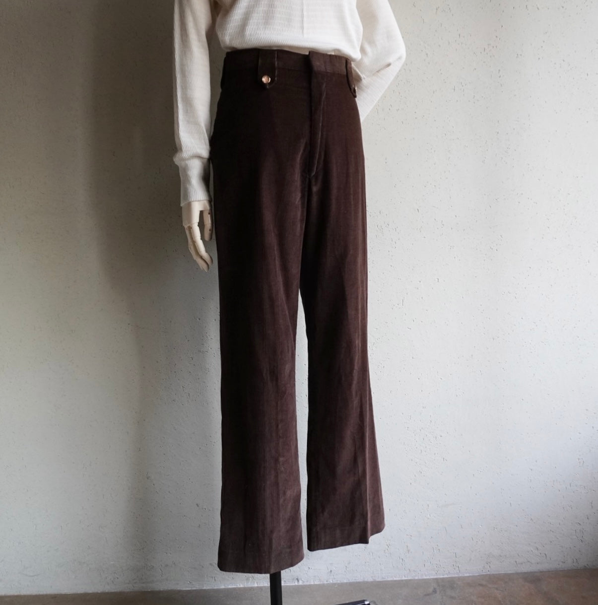 80s  Corduroy Flare Pants