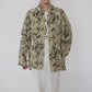 90s Floral Print Linen Shirt,Jacket Made in USA