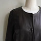 90s Faux Leather Top,Cardigan