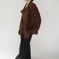 90s Design Brown Jacket