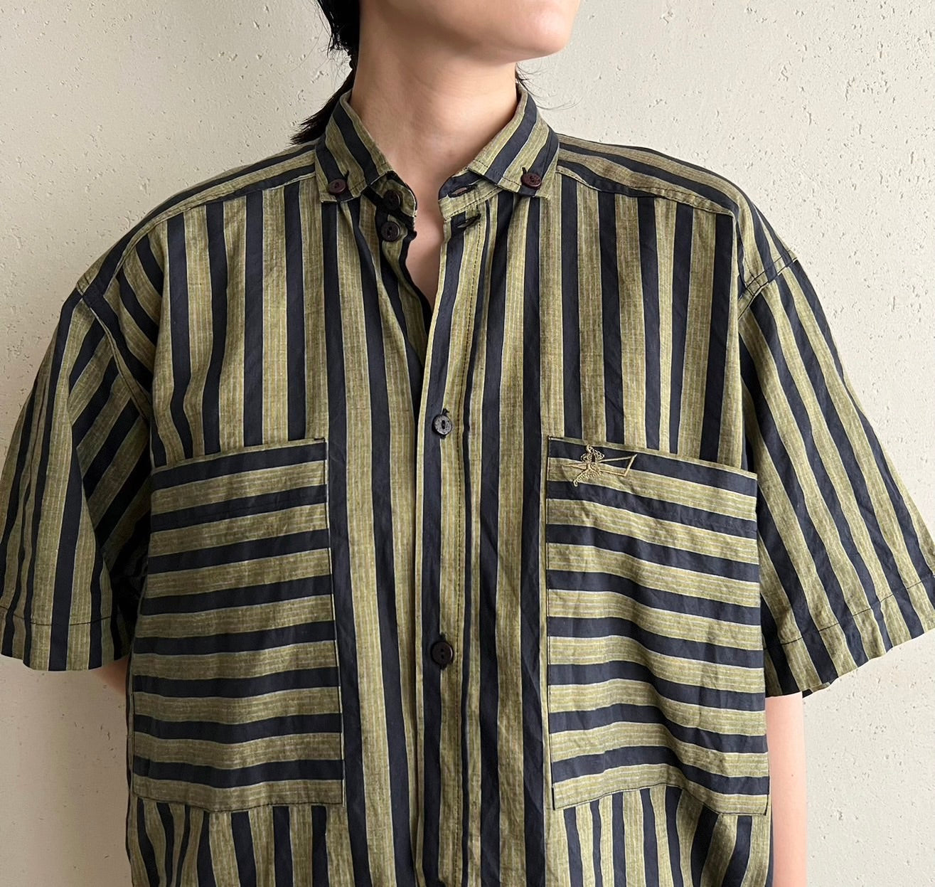 90s EURO Striped Shirt