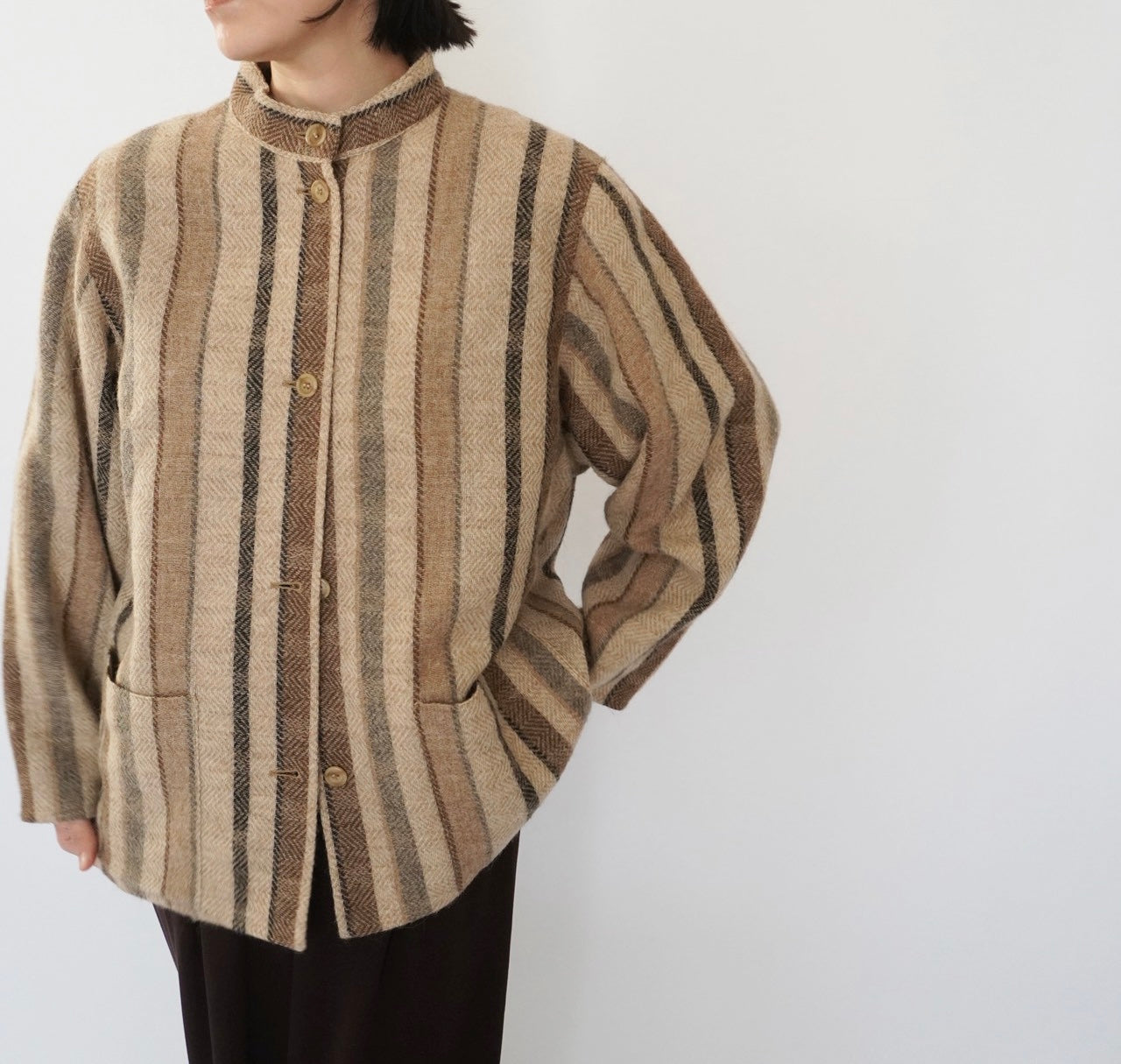 90s "Rodier Paris" Wool Jacket Made in France