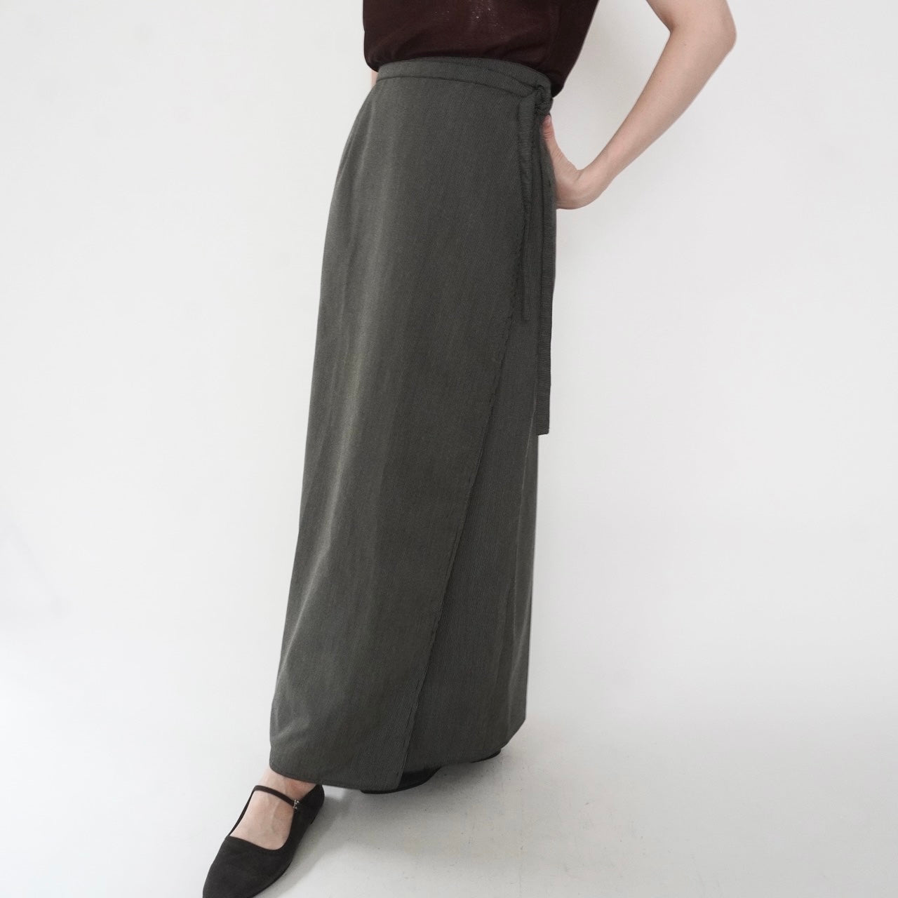 80s Wrap Skirt Made in Italy