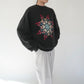 90s Patchwork Design Sweater Made in USA
