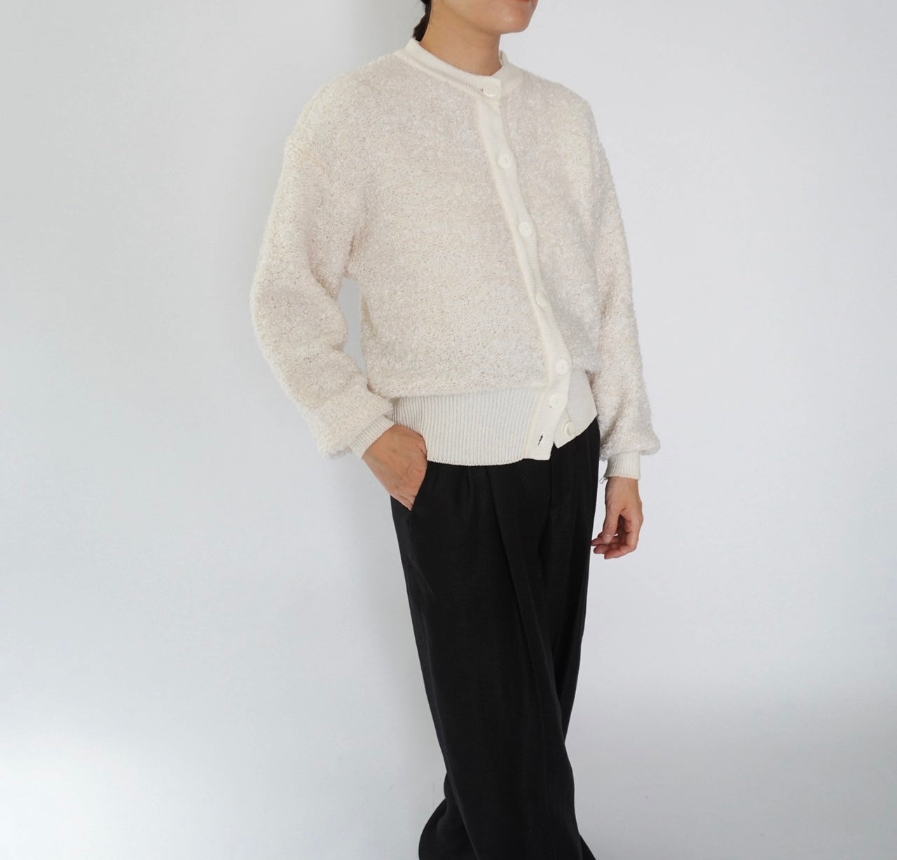 80s Design Knit Cardigan