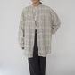 90s Linen Plaid Shirt