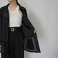 90s Black Mesh Design Shirt, Jacket