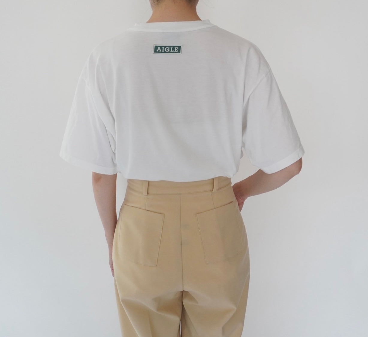 90s "AIGLE" Printed T-shirt Made in France
