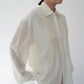 90s Cord Lace Shirt Made in USA