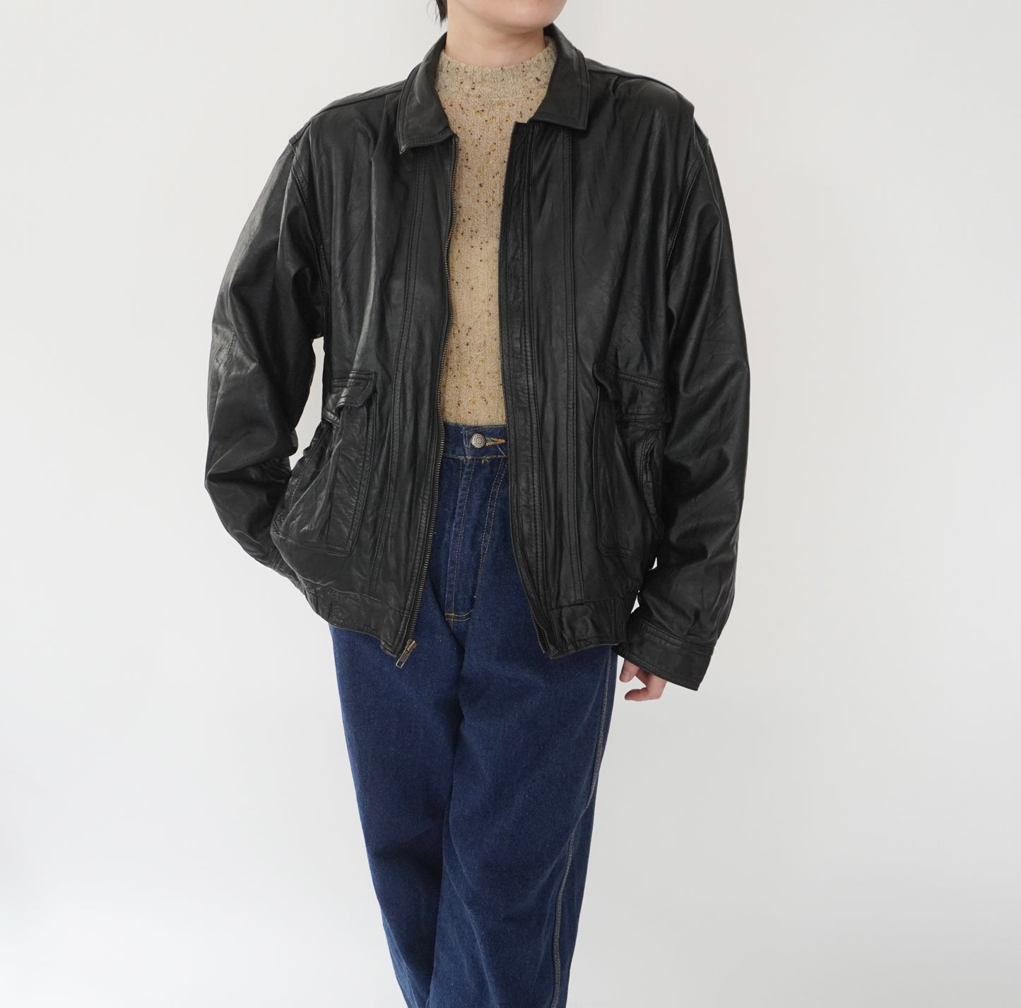 90s Leather Jacket