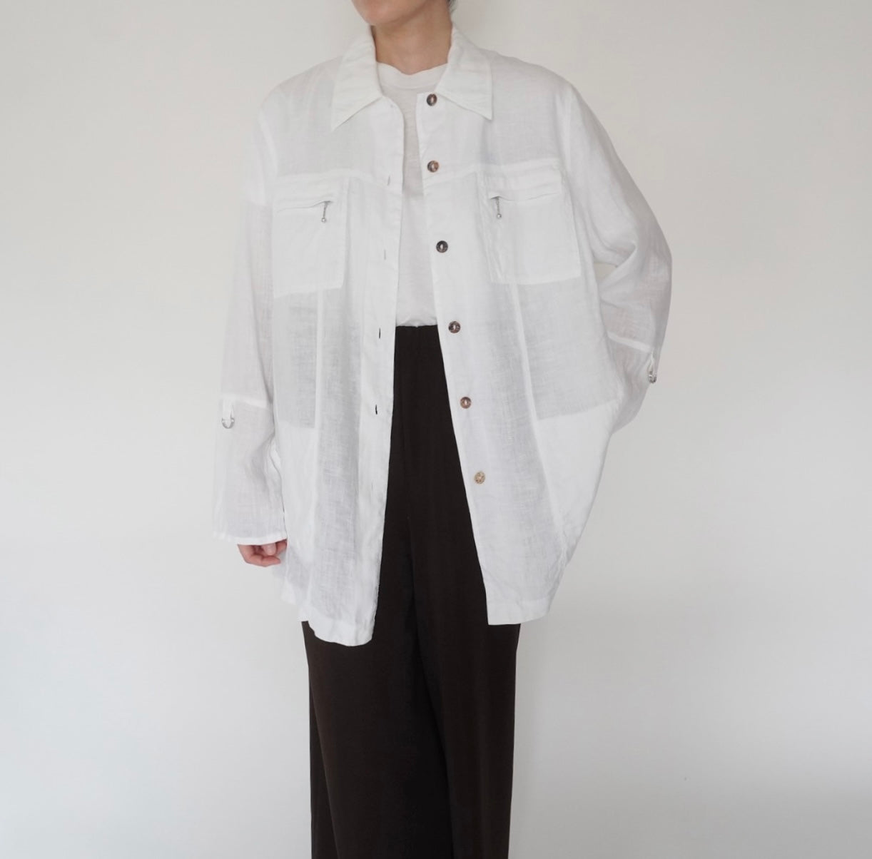 90s EURO Linen Light Jacket