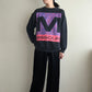 90s Printed Sweater Made in USA