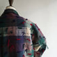 90s Plaid Fringe Light Jacket