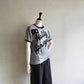 80s Flock Print T-shirt Made in USA