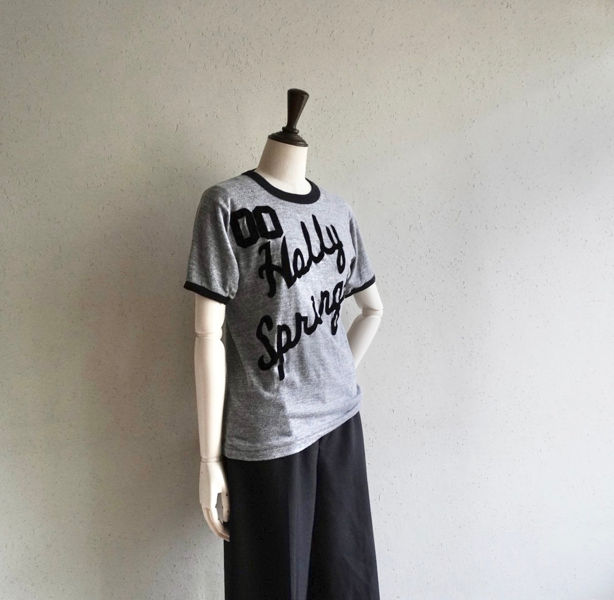 80s Flock Print T-shirt Made in USA
