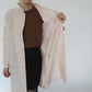 90s Raw Silk Shirt Jacket Made in USA