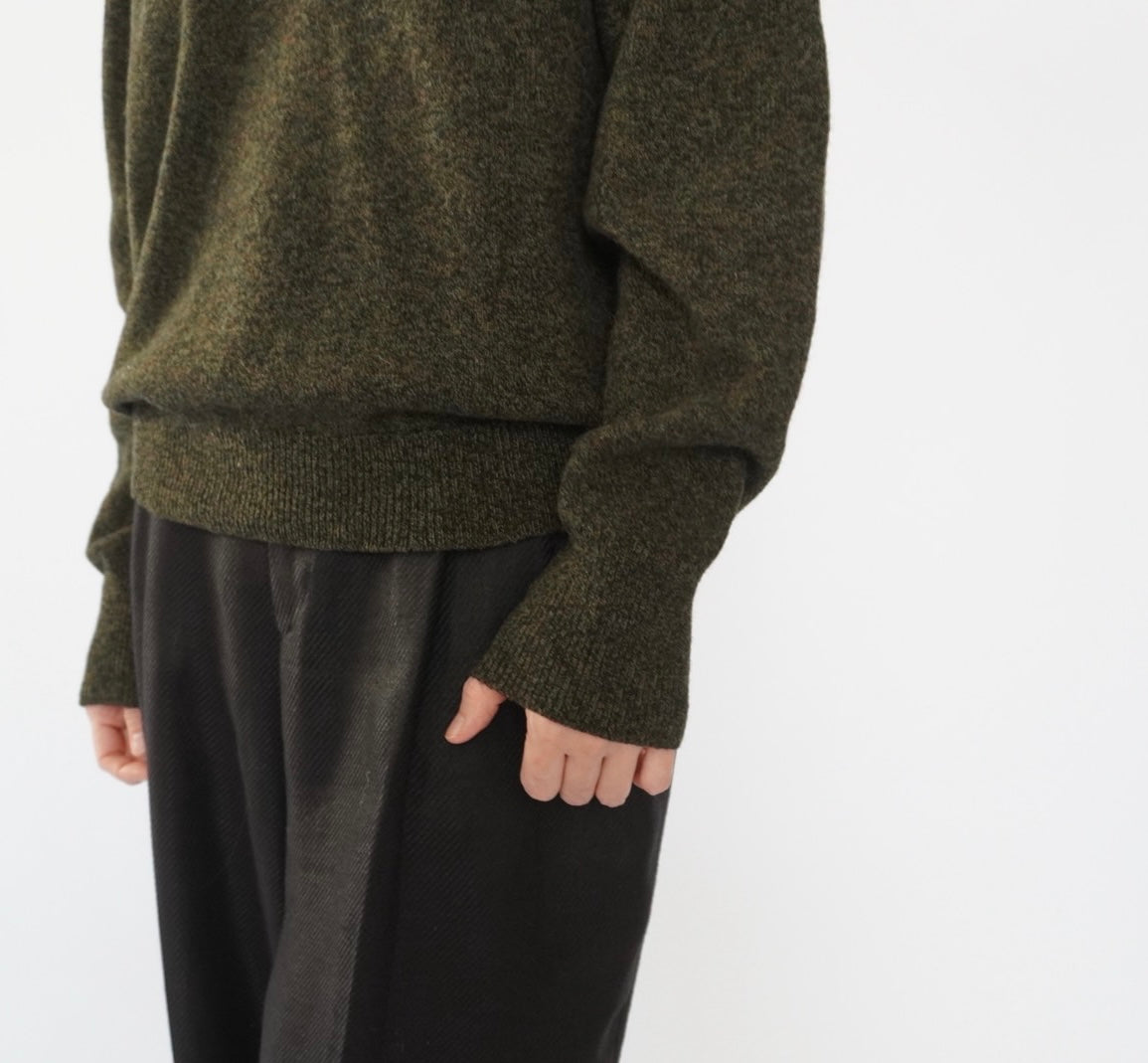 60s Pure Wool V Neck Knit Made in Ireland