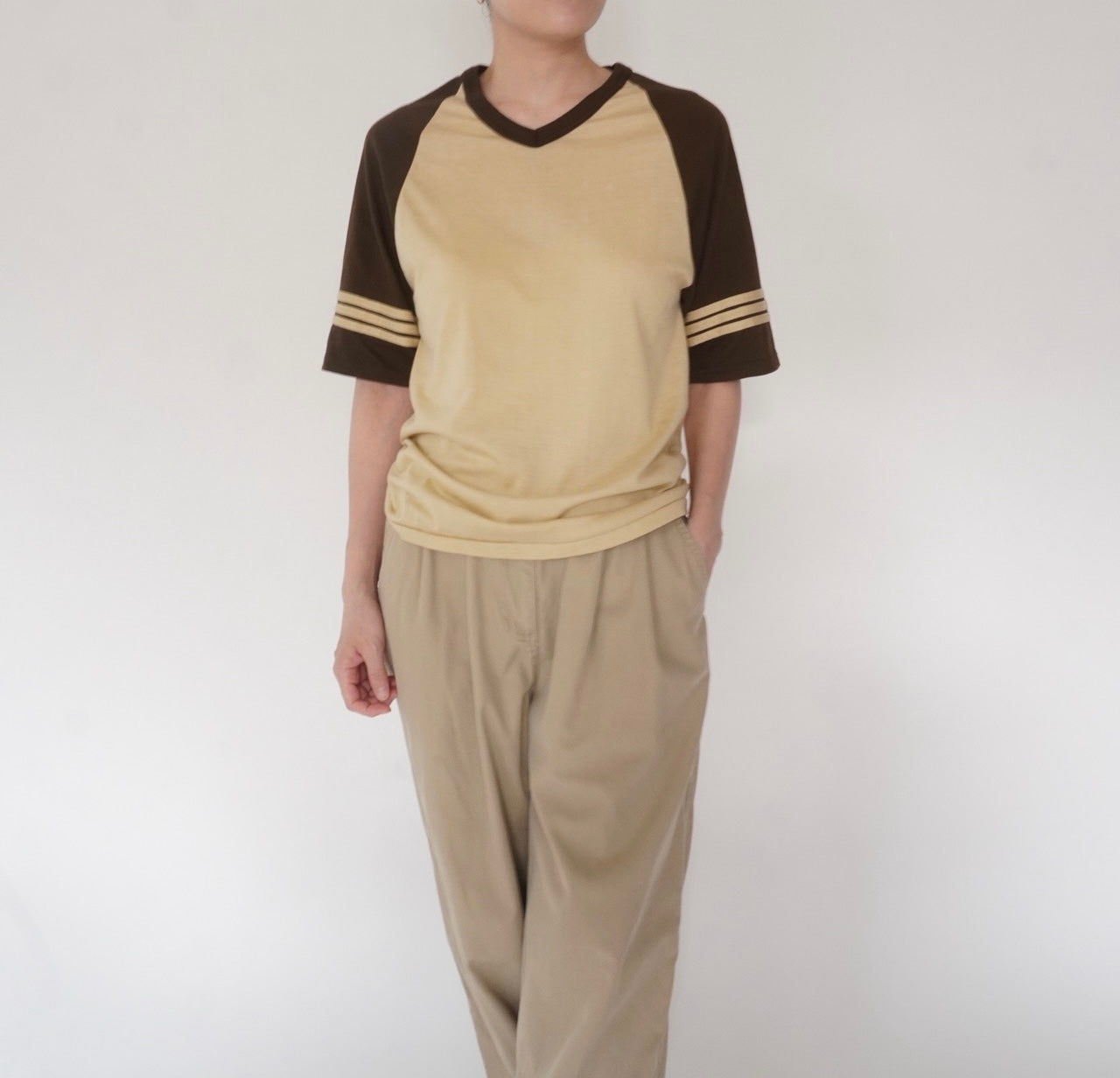80s Two Tone T-shirt Made in USA