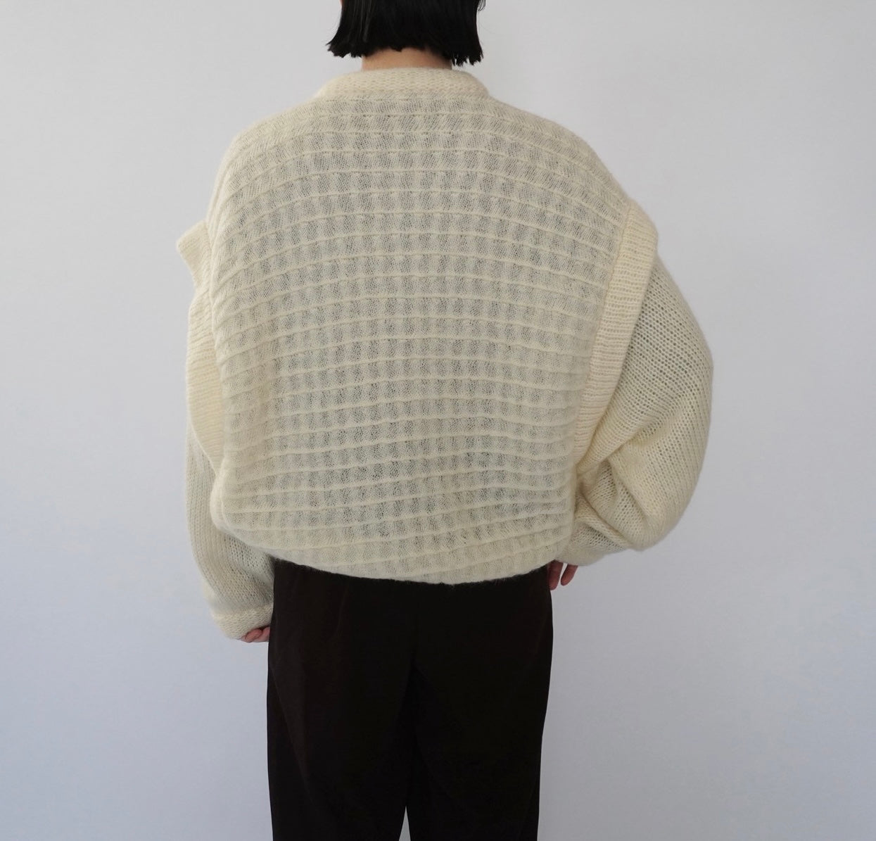 80s EURO Design Mohair Cardigan