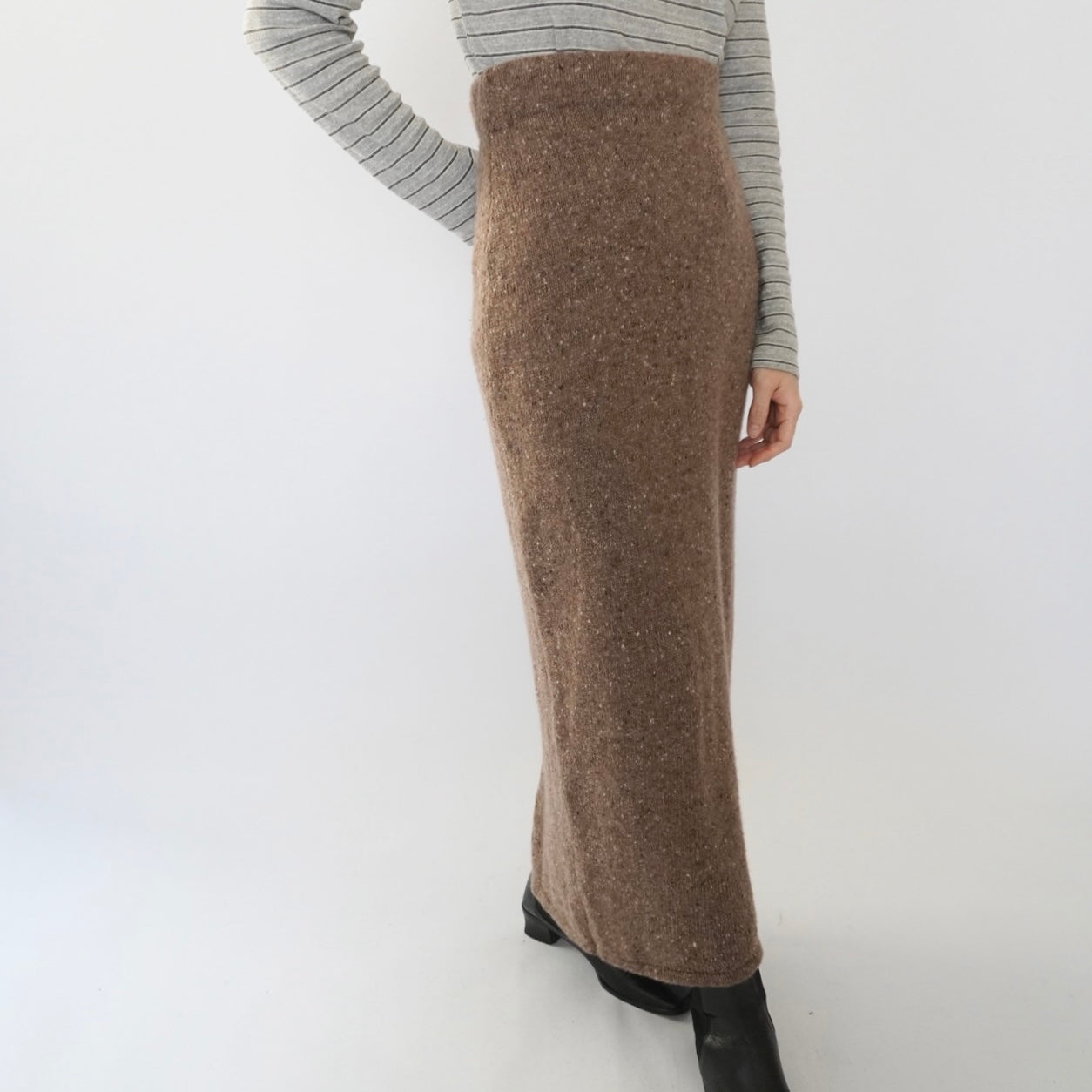 90s Mix Knit Skirt Made in Italy