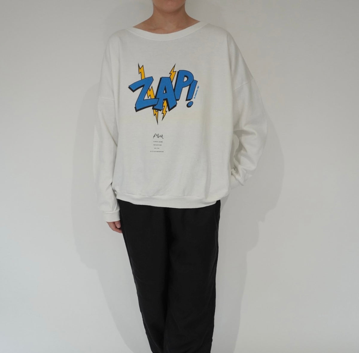 80s Printed Sweater Made in Canada