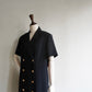 90s Black Long Jacket,Dress