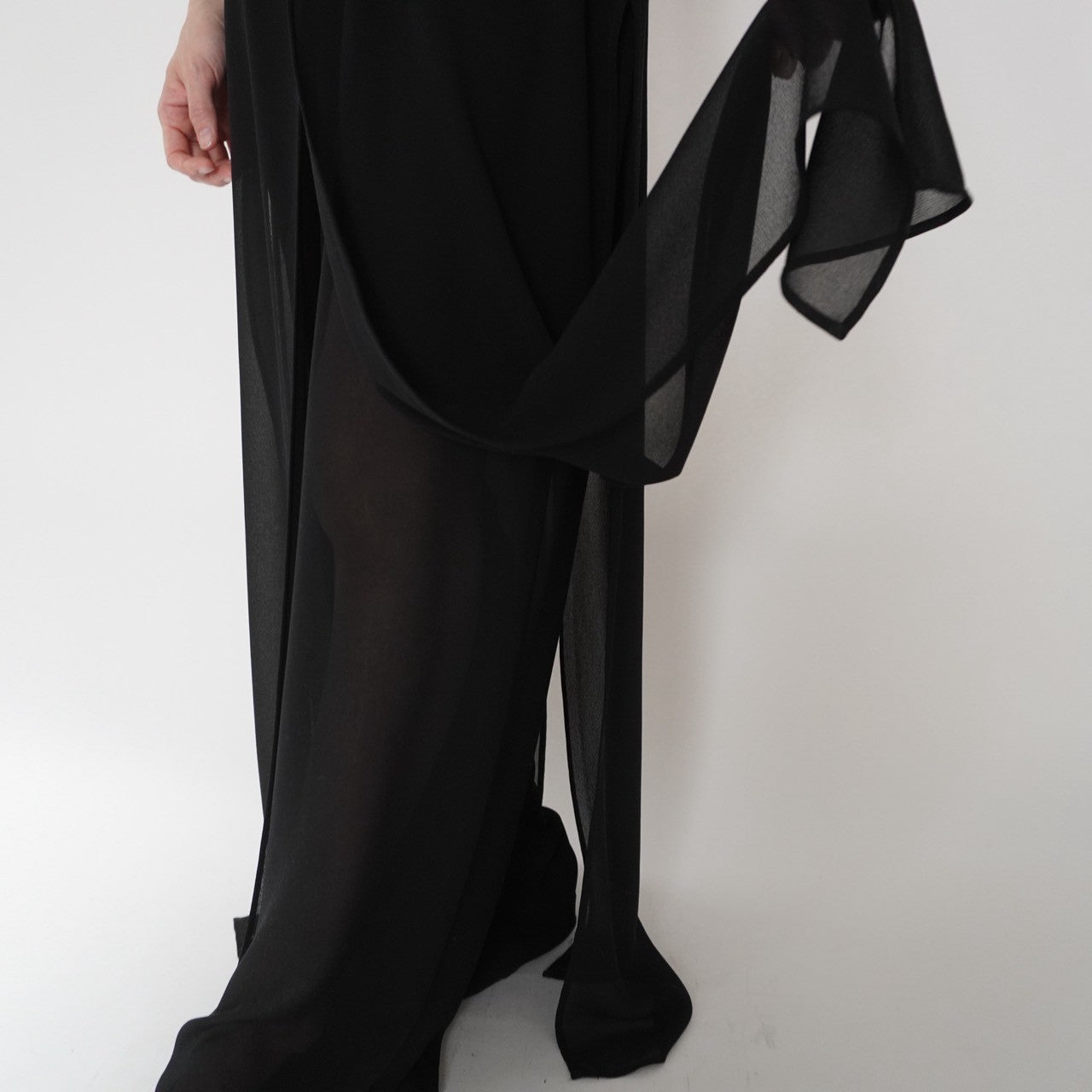 90s Slit Design Wide Pants Made in USA