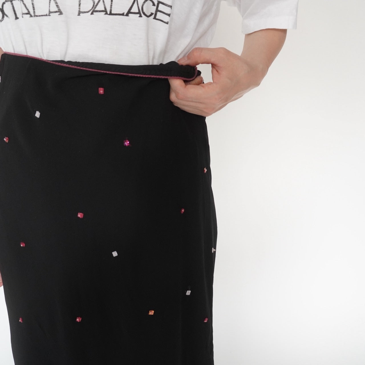 90s Beads Design Skirt