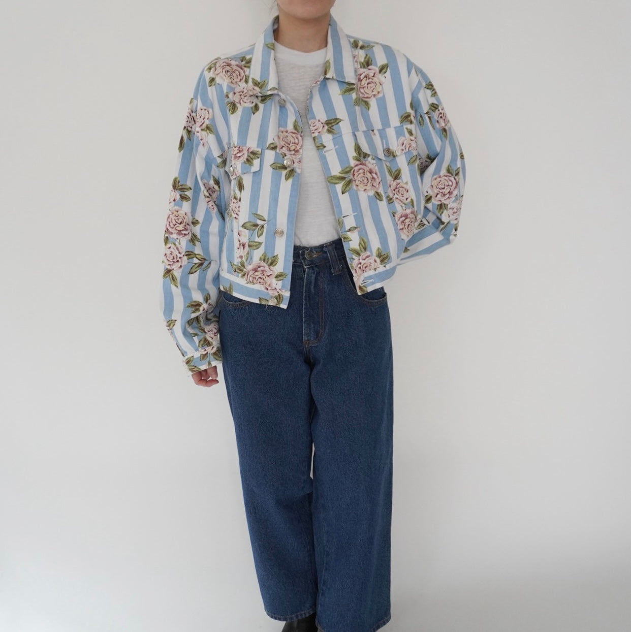 90s Flower Pattern Jacket