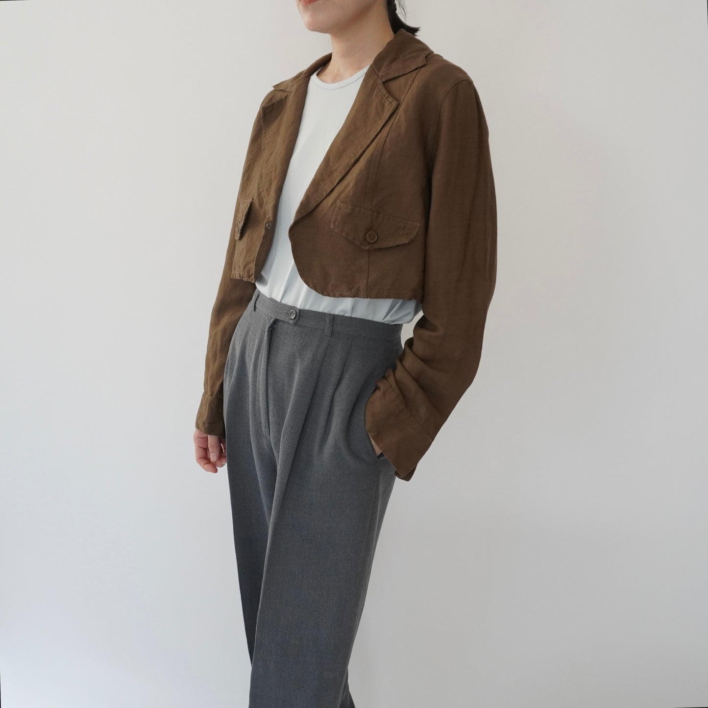 90s Cropped Light Jacket