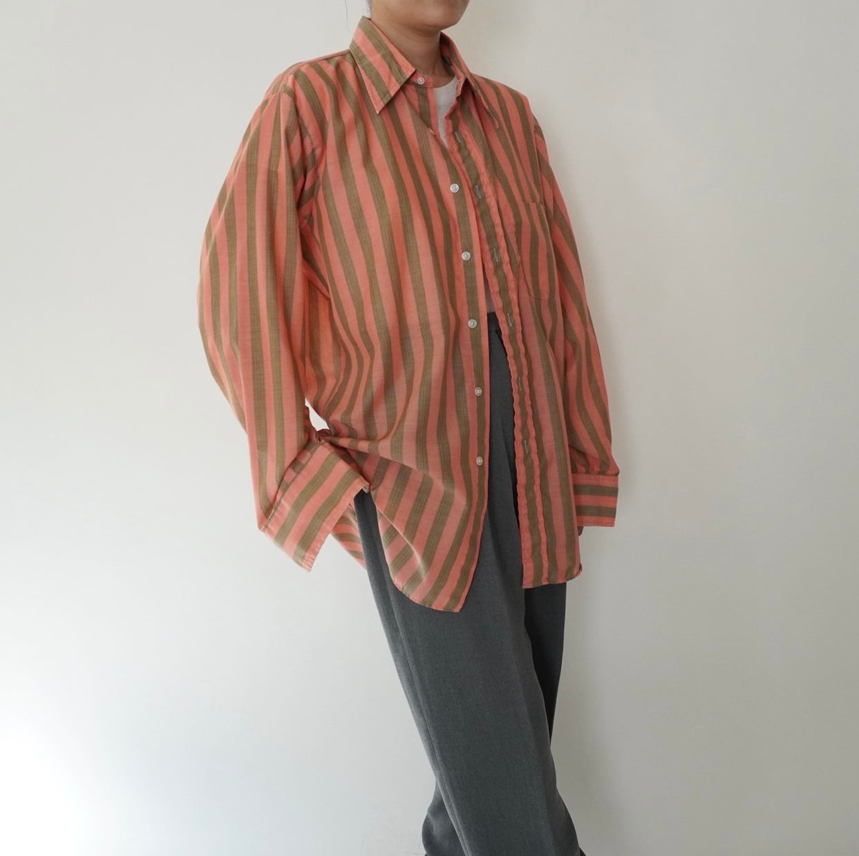 70s "Arrow" Striped Shirt