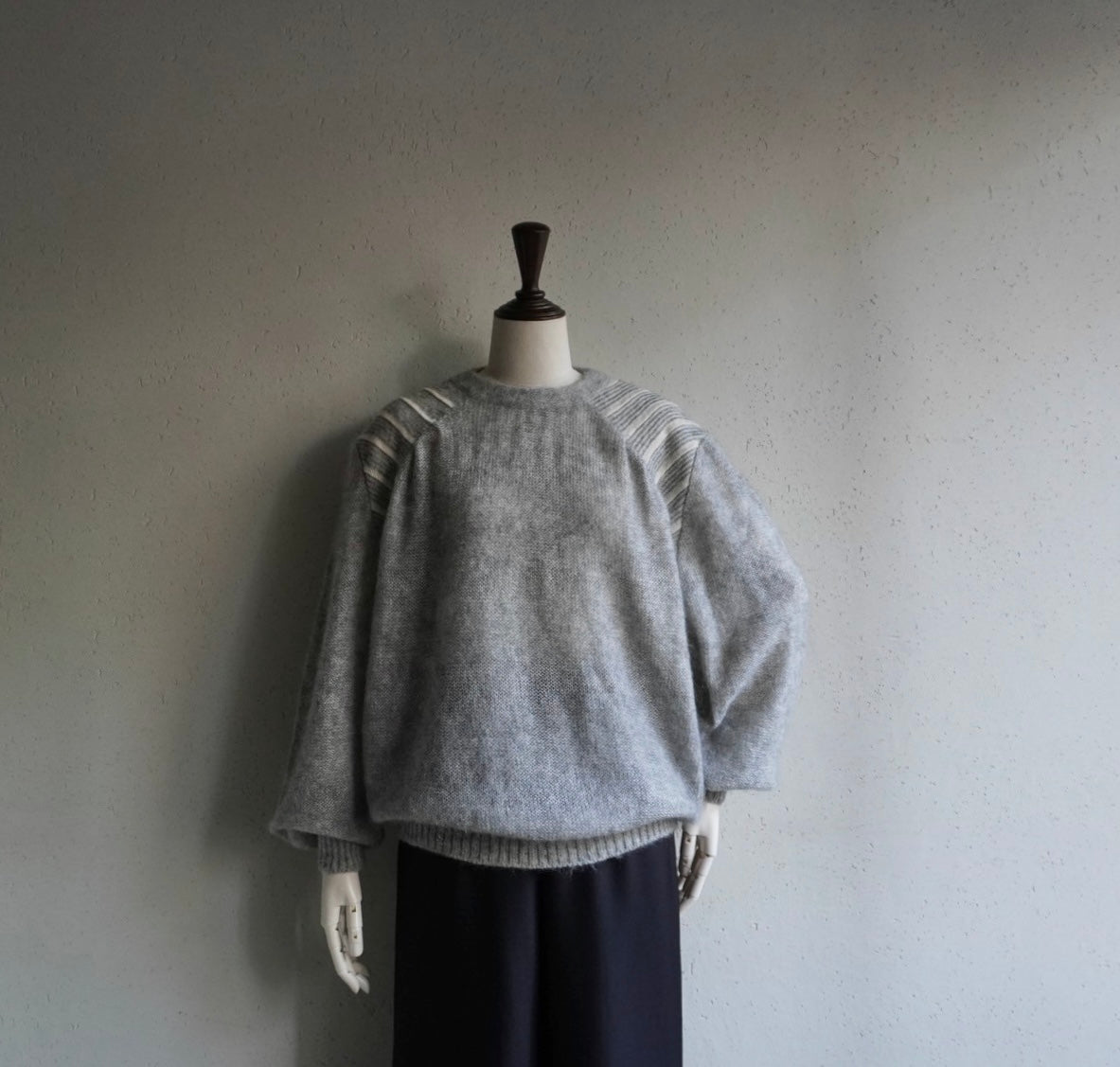 80s Design Mohair Knit  Made in Italy