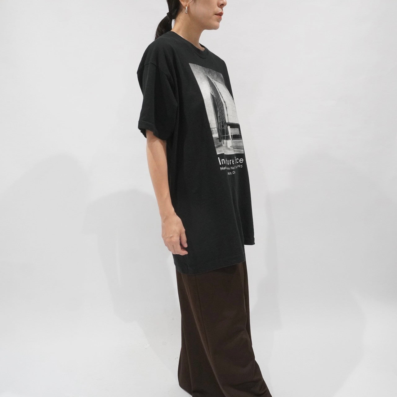 90s Photo Printed T-shirt Made in USA