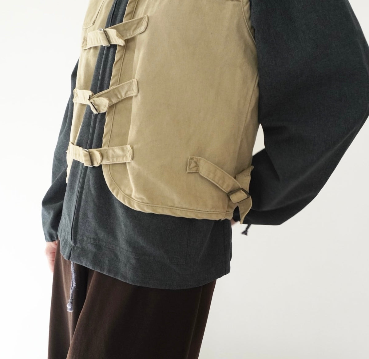 70s Belt Design Vest Made in USA