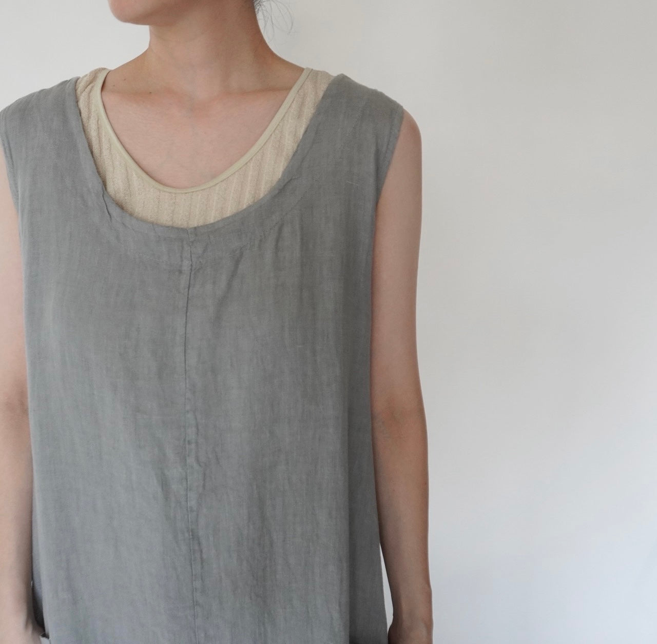 90s Linen  Maxi Dress Made in Italy