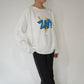 80s Printed Sweater Made in Canada