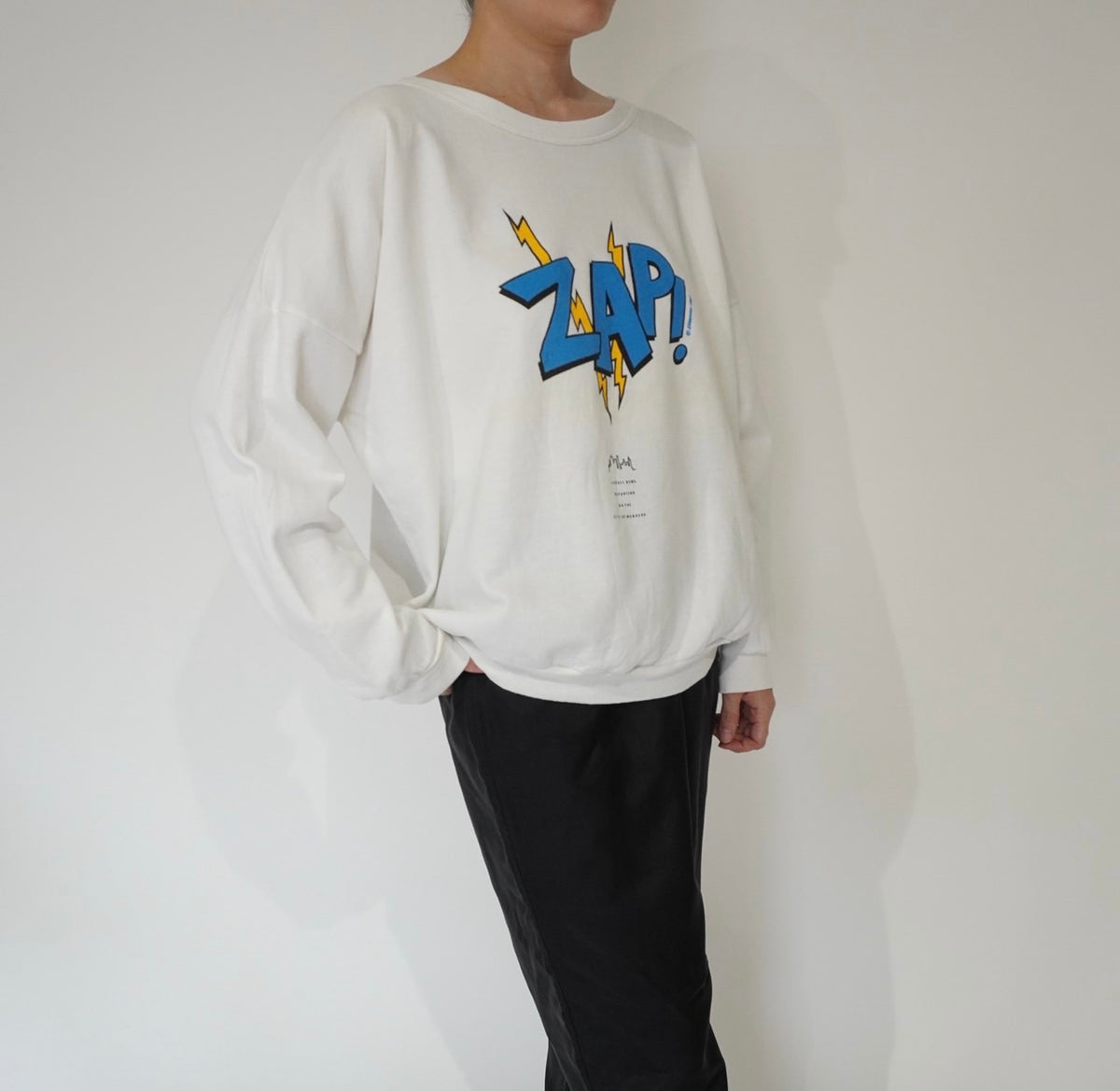 80s Printed Sweater Made in Canada
