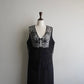 90s Black Satin Vest