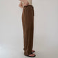 90s Brown Silk Pants