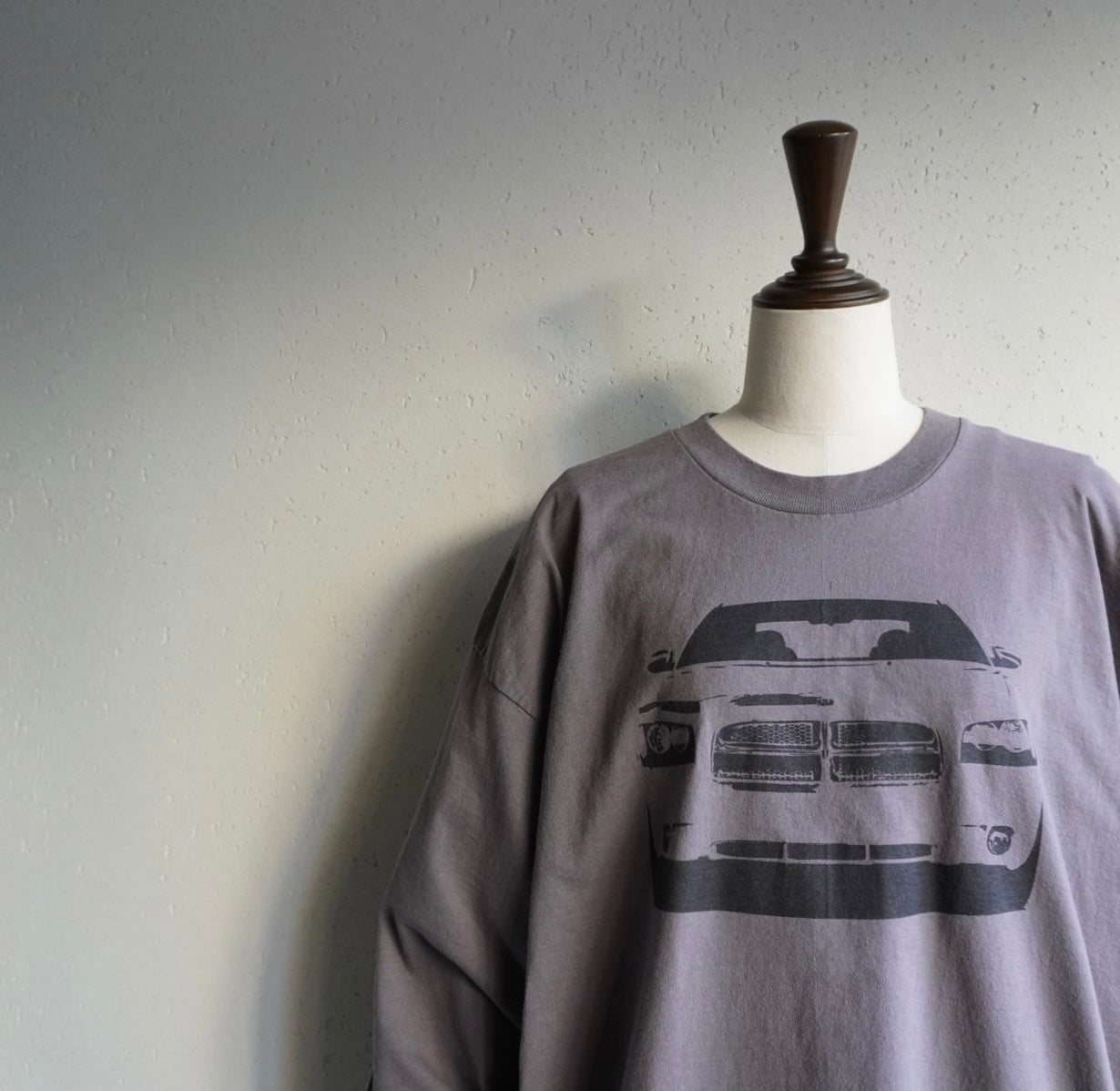 90s "DODGE" Printed Long Sleeves T-shirt Made in USA