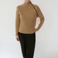 90s Zip Design Ribbed Top Made in Italy