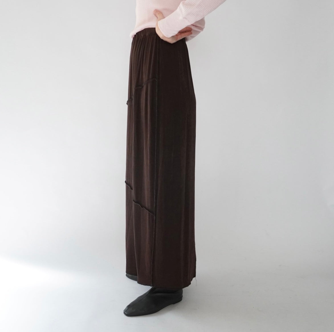 90s Brown  Design Skirt