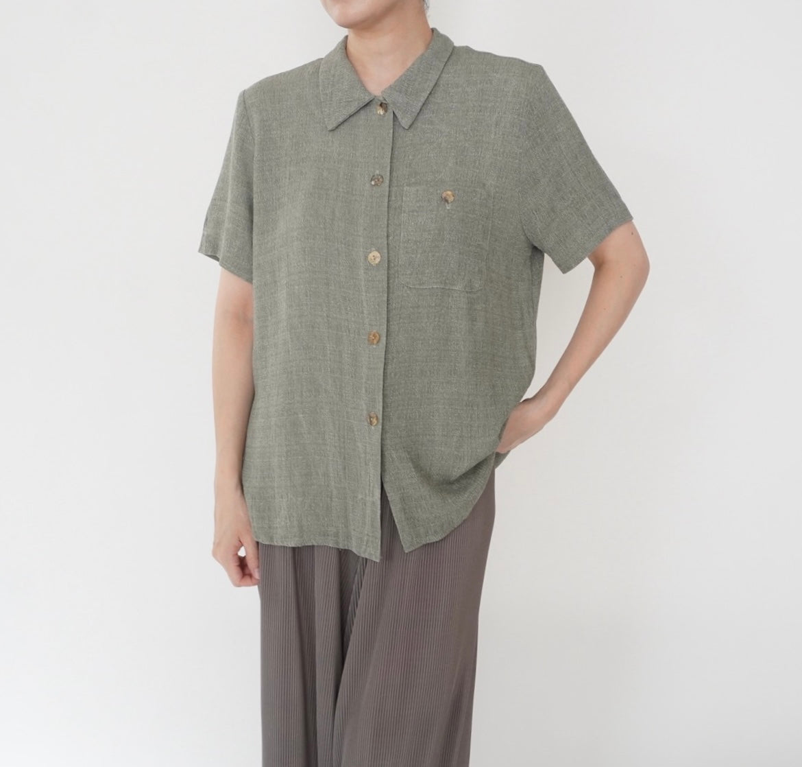 90s Rayon Shirt Made in USA