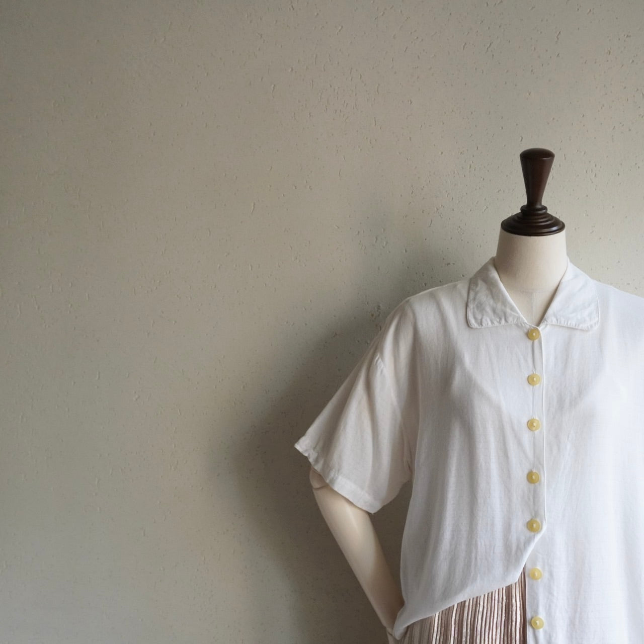 90s White Boxy Shirt