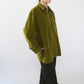 90s Velour Zip Shirt Jacket