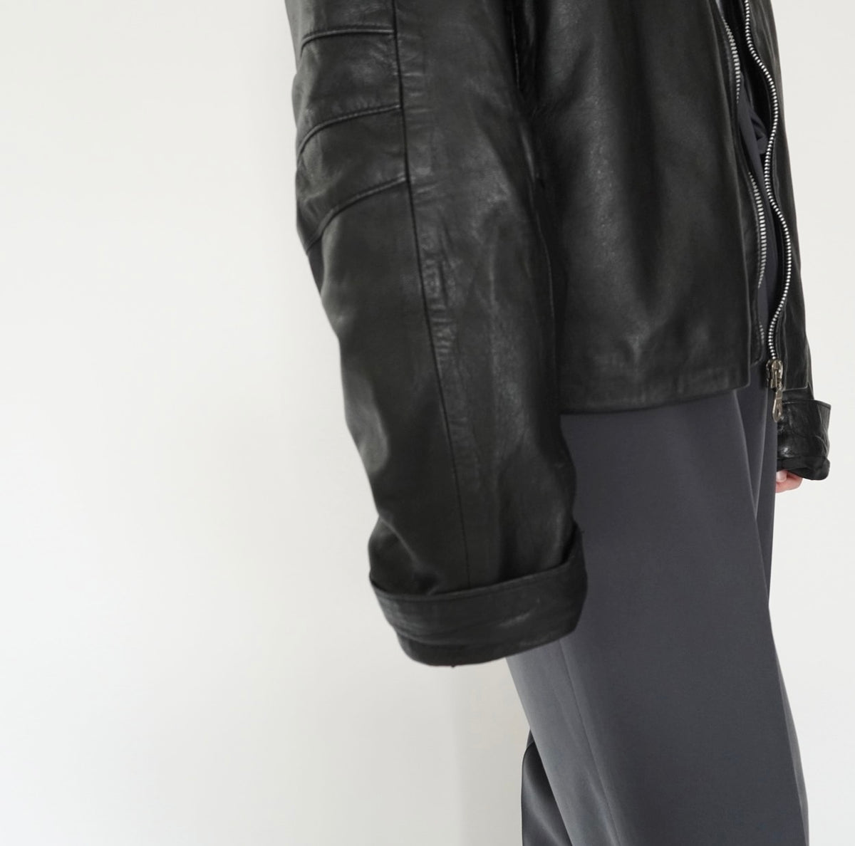 90s Leather Jacket Made in Italy